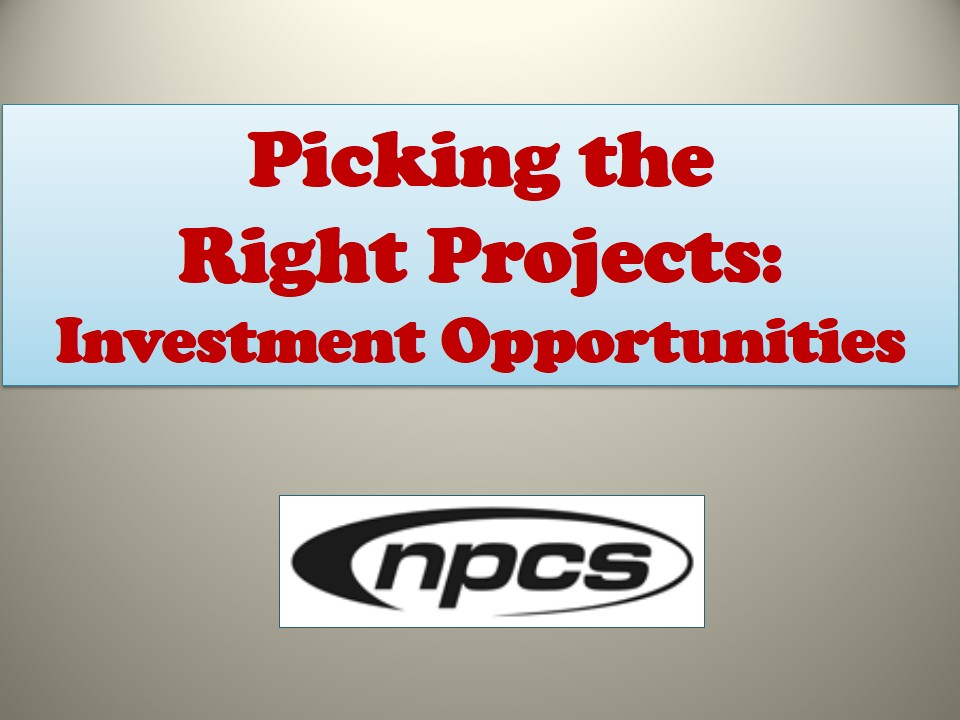 Picking the Right Projects Investment Opportunities
