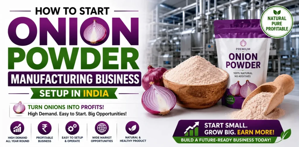 How to Start Onion Powder Manufacturing Business Setup in India - NPCS Blog
