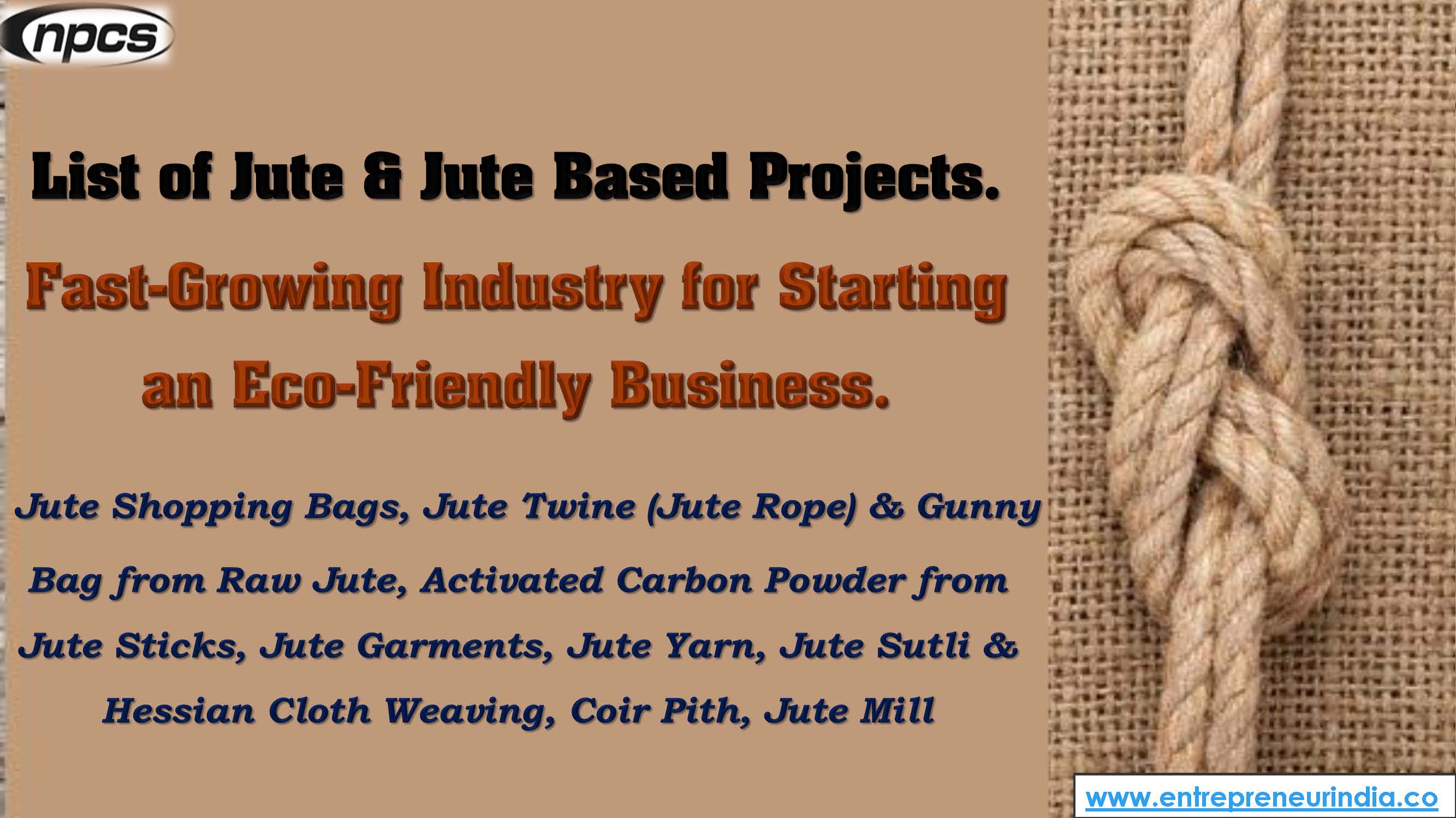 List of Jute & Jute Based Projects. Fast-Growing Industry for Starting an Eco-Friendly Business..jpg