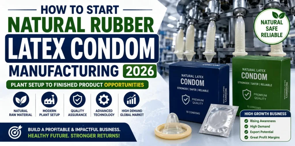 How to Start Natural Rubber Latex Condom Manufacturing 2026, Plant Setup to Finished Product Opportunities - NPCS Blog