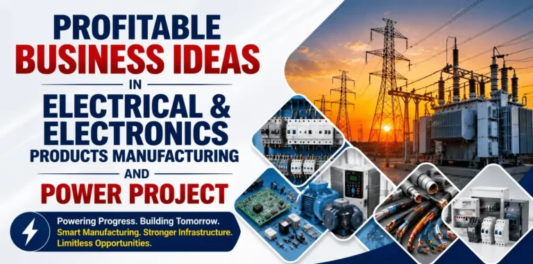 Best Electrical & Electronics Manufacturing Business Ideas 2026