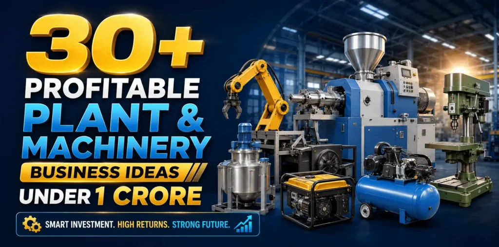 30 Profitable Plant and Machinery Business Ideas under 1 Crore _ NPCS Blog