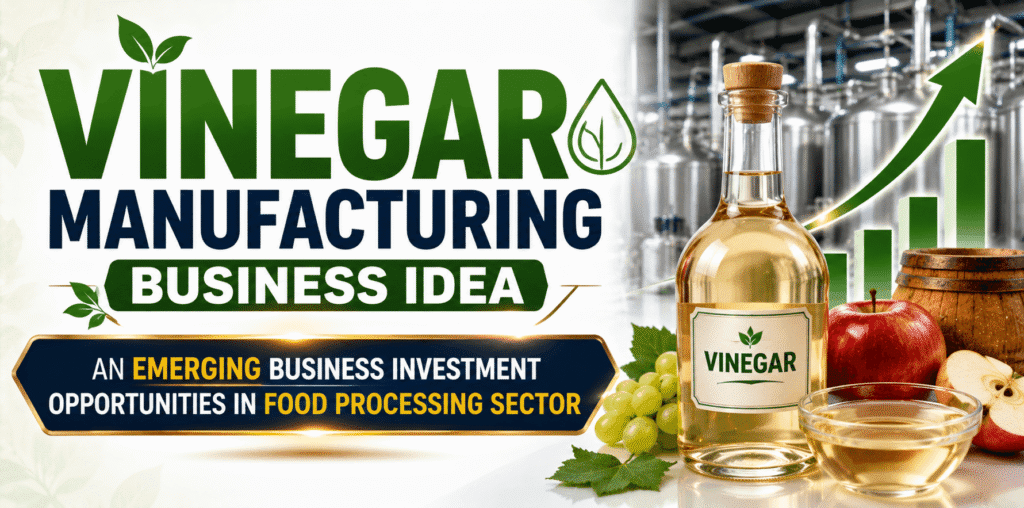 Best Profitable Vinegar Manufacturing Business Idea 2026 - NPCS Blog