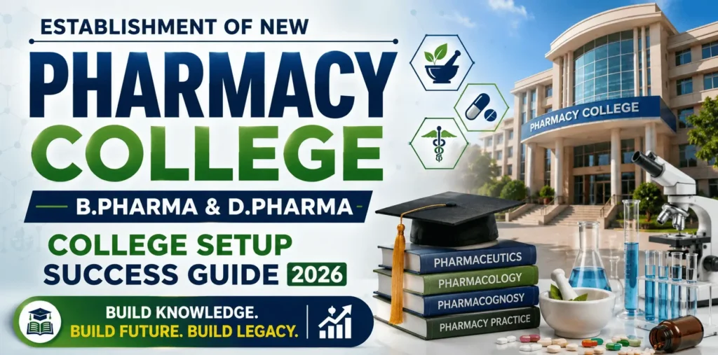 Establishment of new Pharmacy college B.Pharma and D.Pharma College Setup Success Guide 2026 _ NPCS Blog