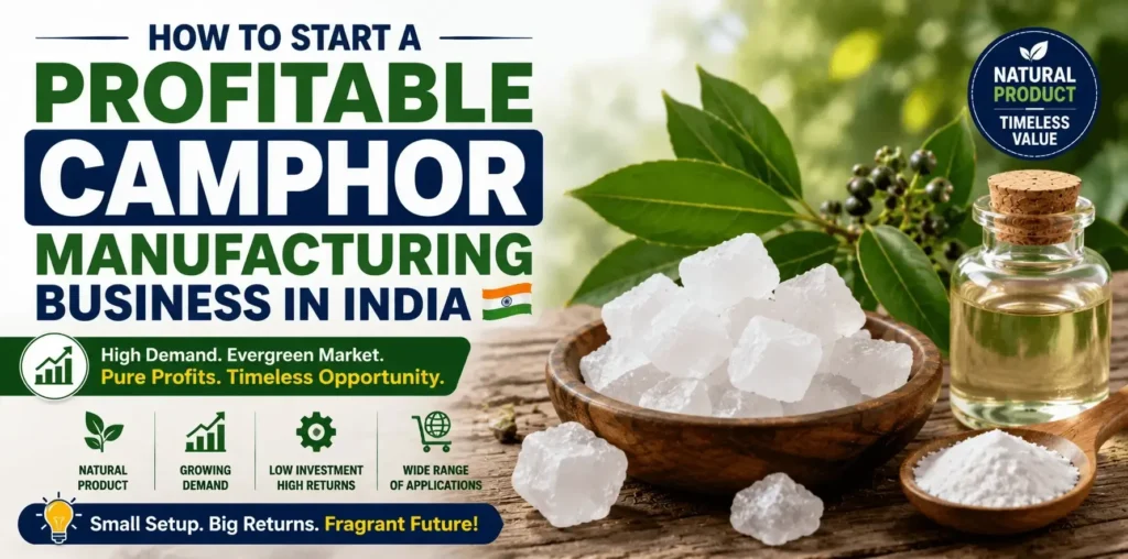 How to Start a Profitable Camphor Manufacturing Business in India - NPCS Blog