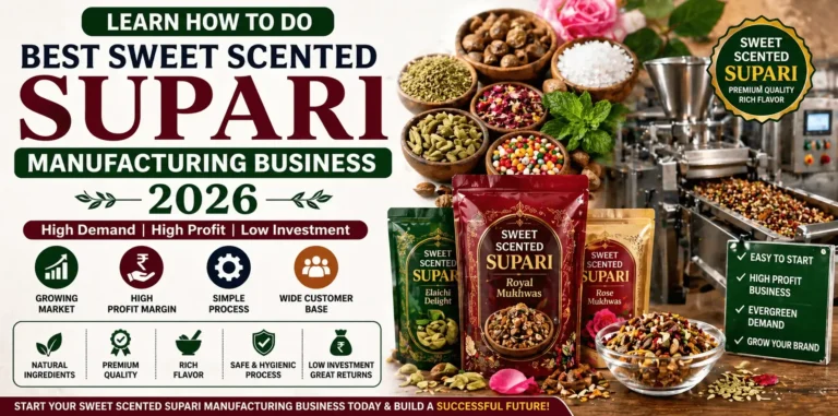 Learn How To Do Best Sweet Scented Supari Manufacturing Business 2026 - NPCS Blogs