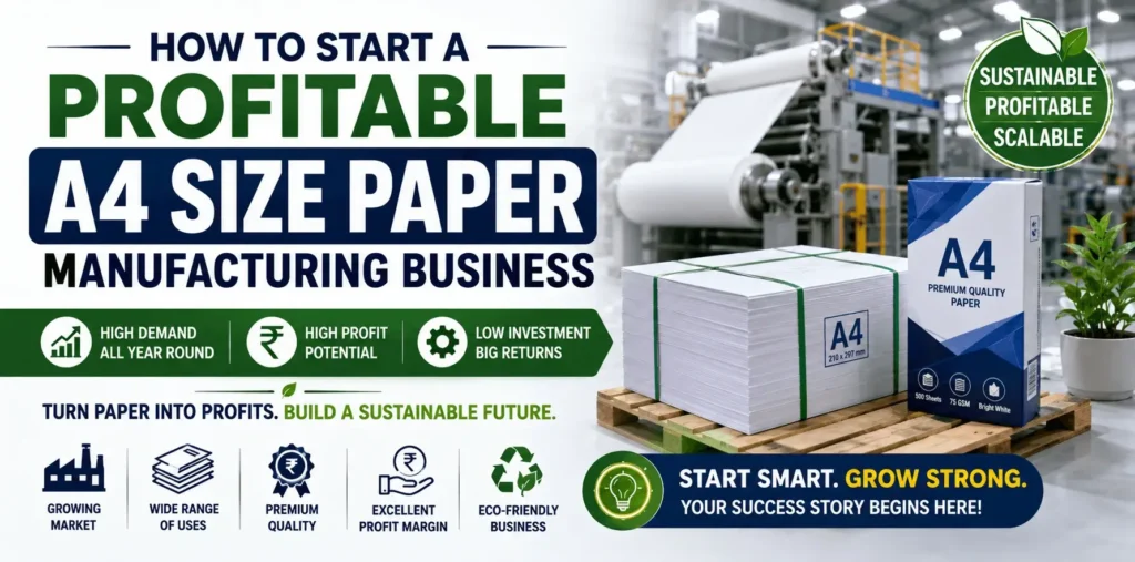 How to Start a Profitable A4 Size Paper Business of Manufacturing - NPCS Blog