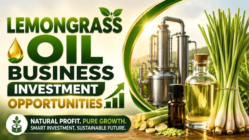 Investment Opportunities in LemonGrass Oil Business - Essential Oil from Lemon Grass _ NPCS Blog