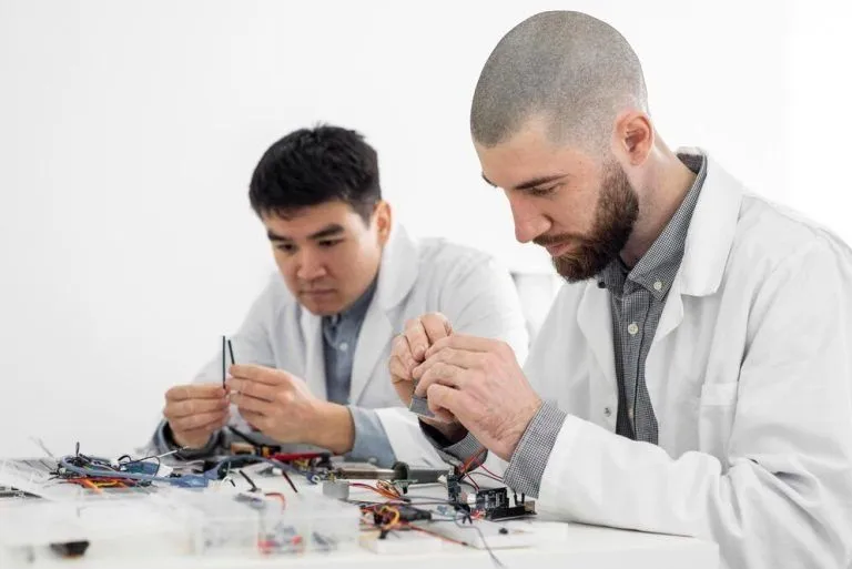 high precision lithography equipment in semiconductor fab