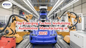 emerging technologies in automotive manufacturing 2025 including AI robotics and smart factories