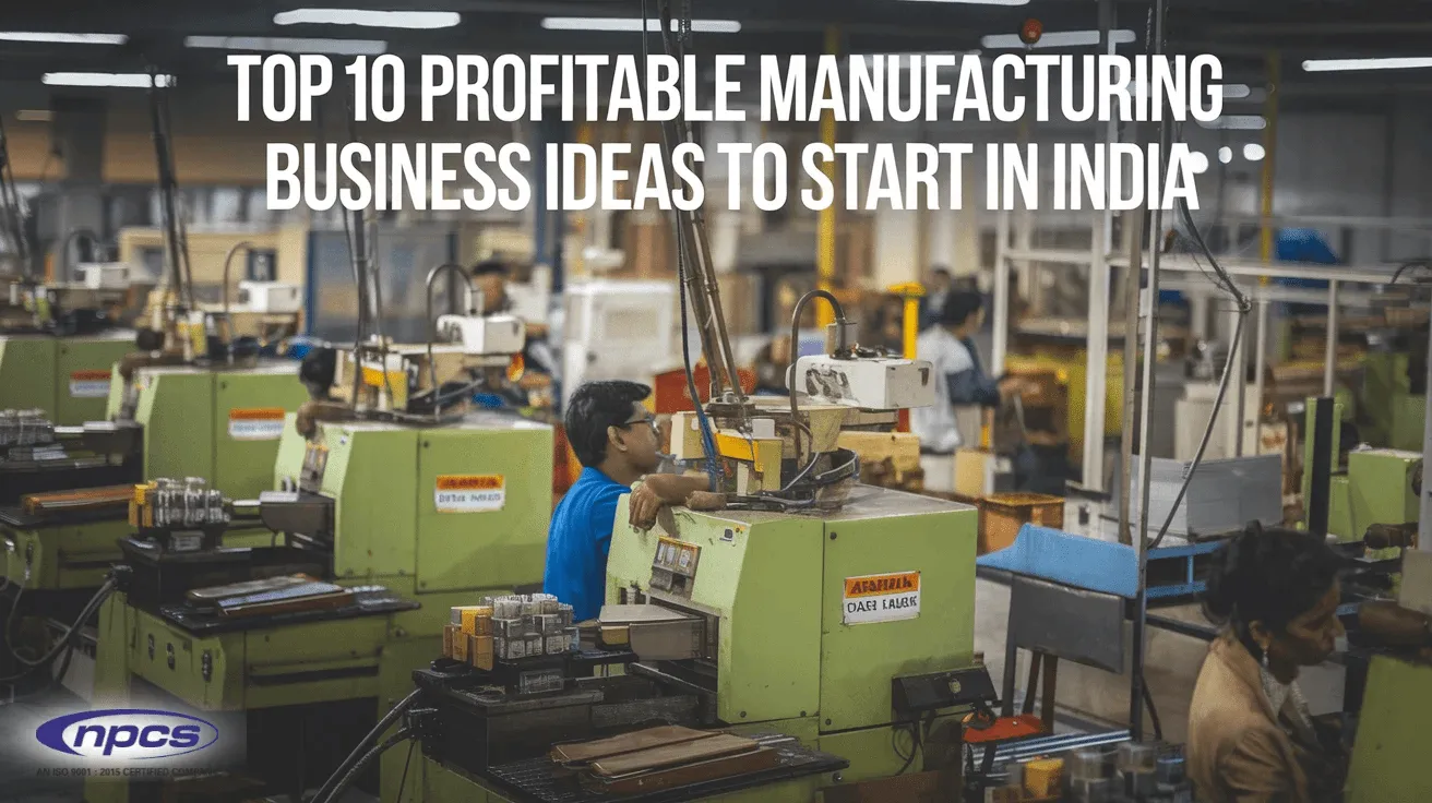 Profitable manufacturing business ideas in India setup examples