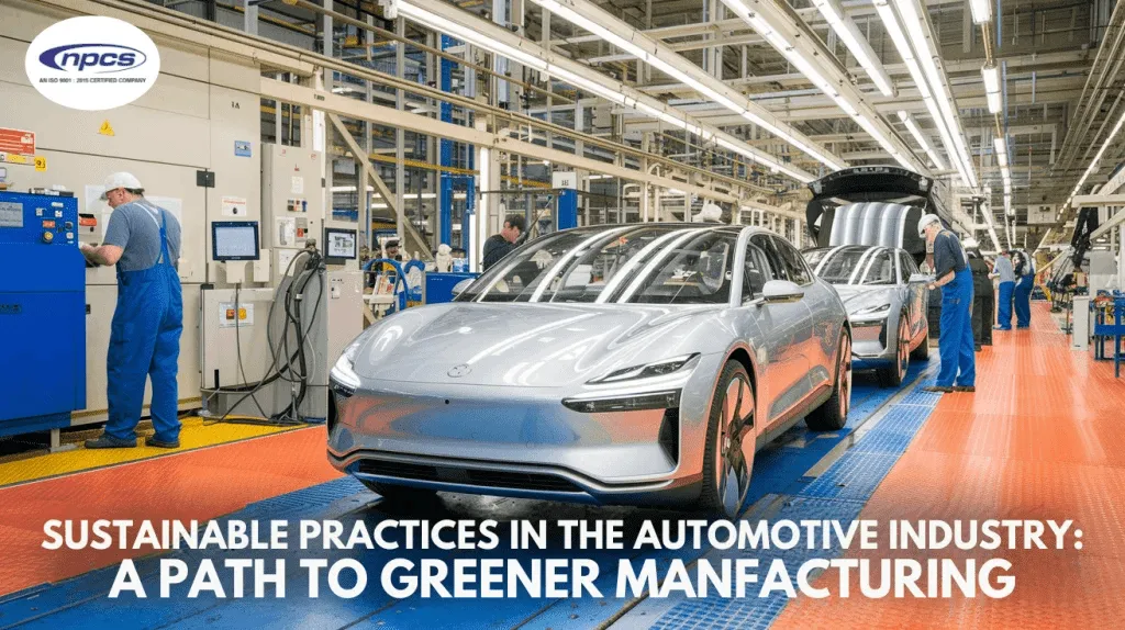 sustainable practices in the automotive industry focusing on greener manufacturing and reduced emissions
