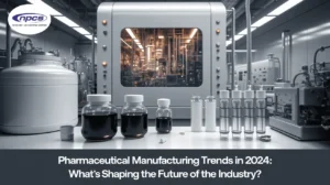 pharmaceutical manufacturing trends 2025 featuring automation, digital production and sustainable practices