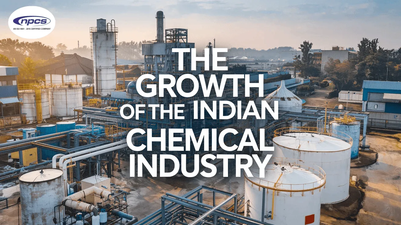growth of the Indian chemical industry with modern manufacturing plants and sustainable chemical production
