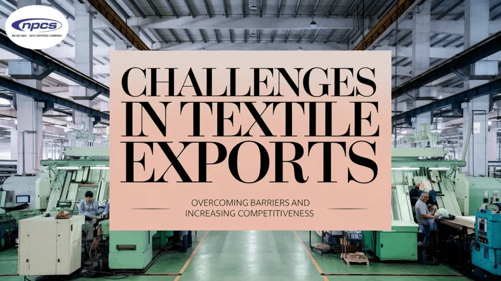 Indian textile export challenges including high production costs, complex compliance, global competition and supply chain issues