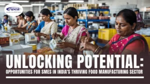 Small and medium food manufacturing business producing packaged snacks and beverages in India