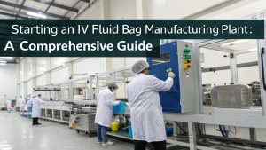 Quality testing of IV fluid bags in laboratory