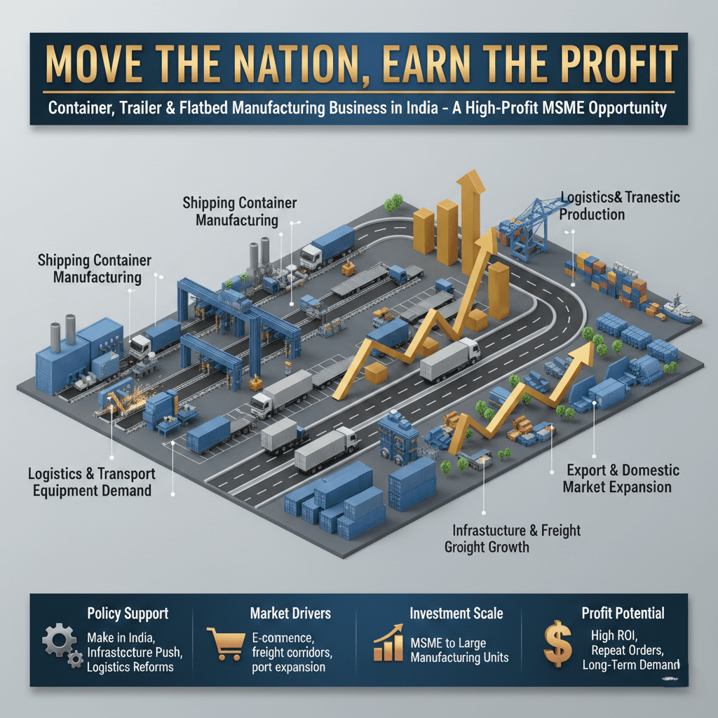Container manufacturing business in India