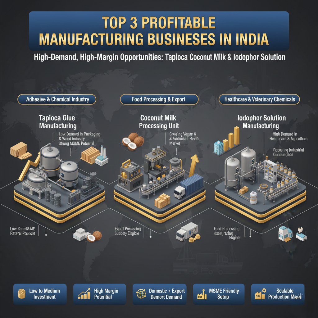Profitable Manufacturing Business Ideas in India