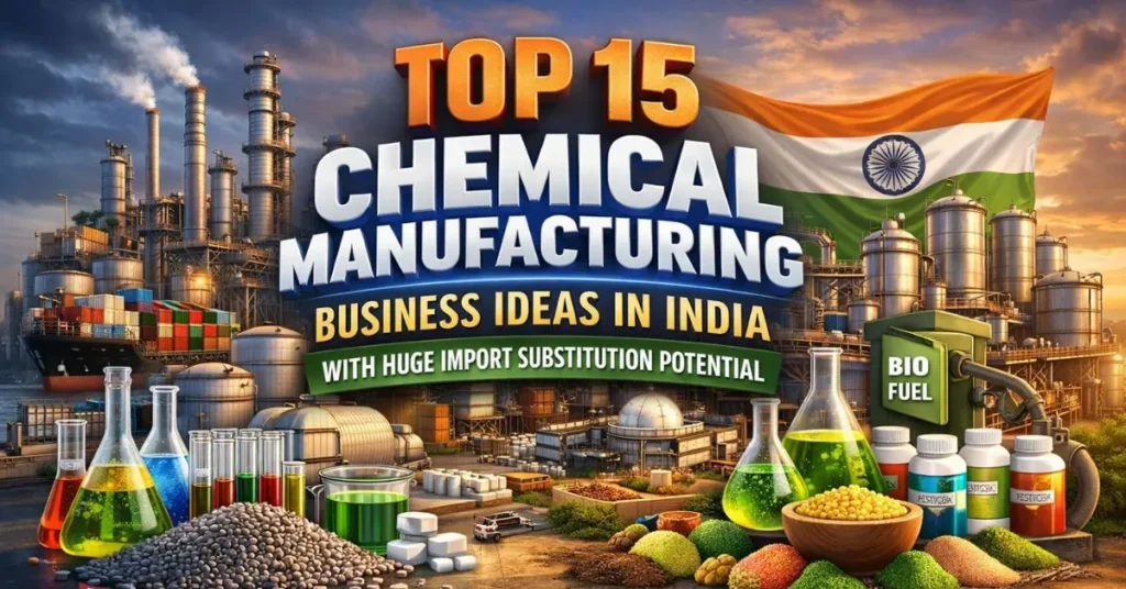 Chemical Manufacturing Business Ideas in India