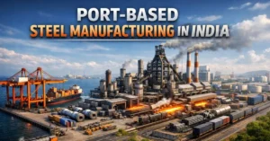 port-based steel manufacturing in India