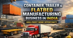 container manufacturing business in India