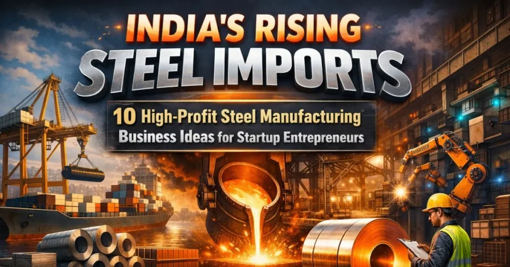 Steel manufacturing startup India production plant