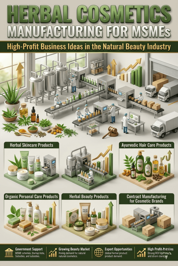 Herbal Cosmetics Manufacturing Business