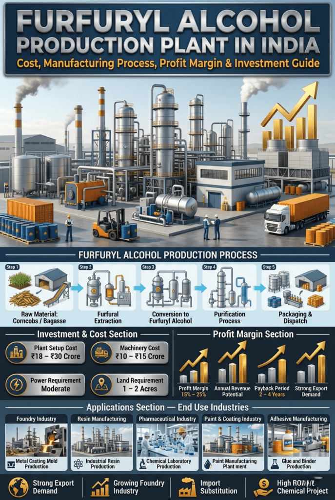 Furfuryl Alcohol Production Plant in India