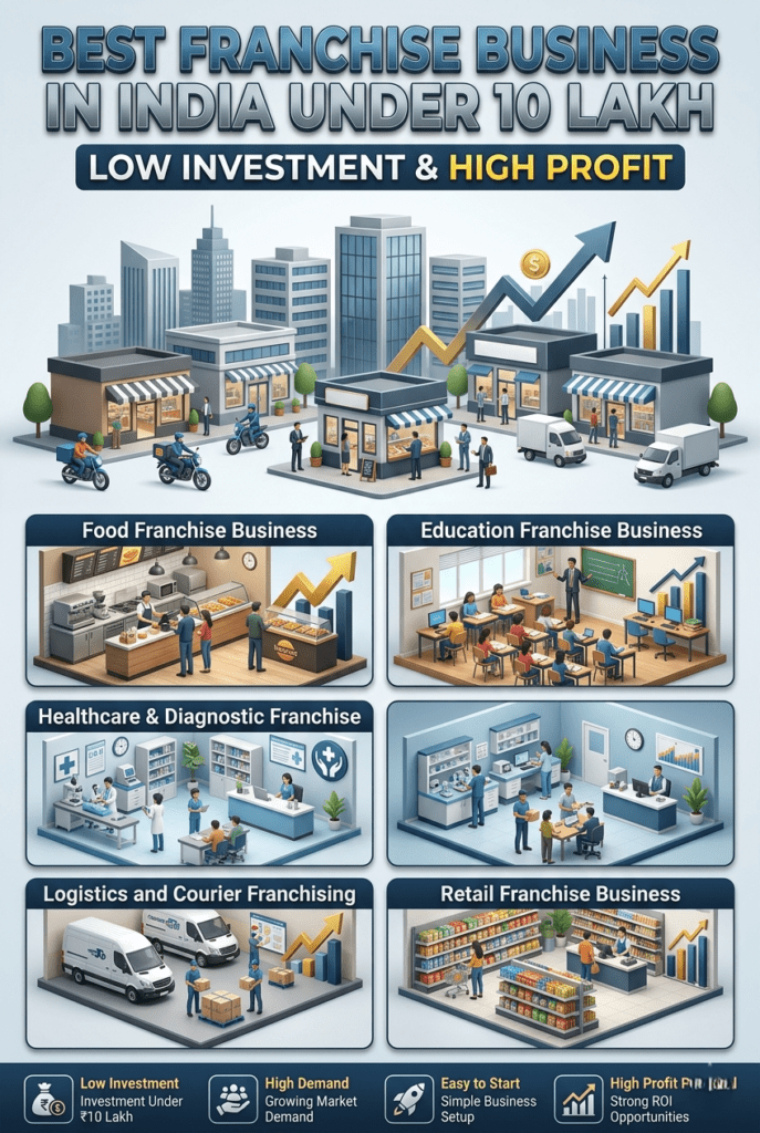 franchise business in India under 10 lakh