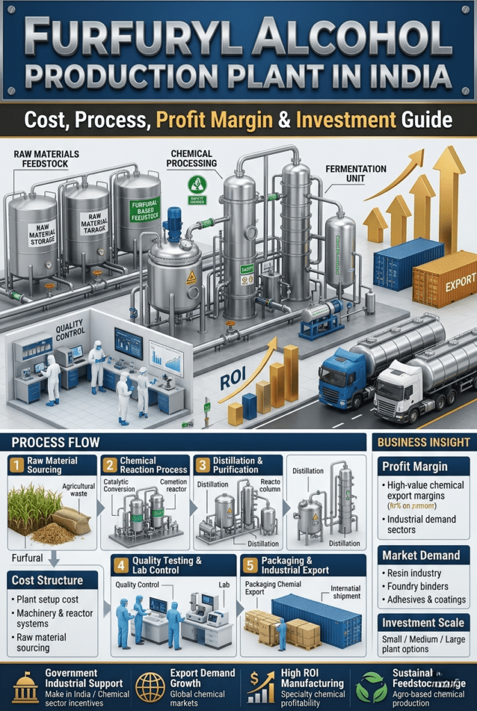 Furfuryl Alcohol Production Plant in India