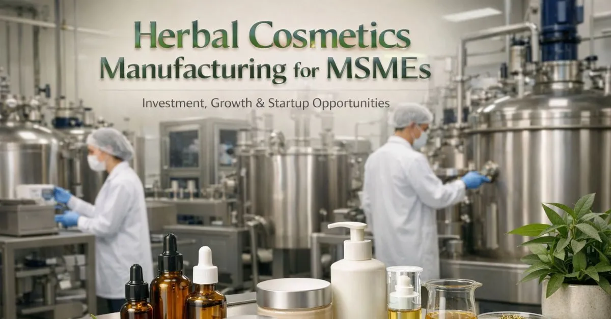 herbal cosmetics manufacturing products cleanser shampoo moisturizer