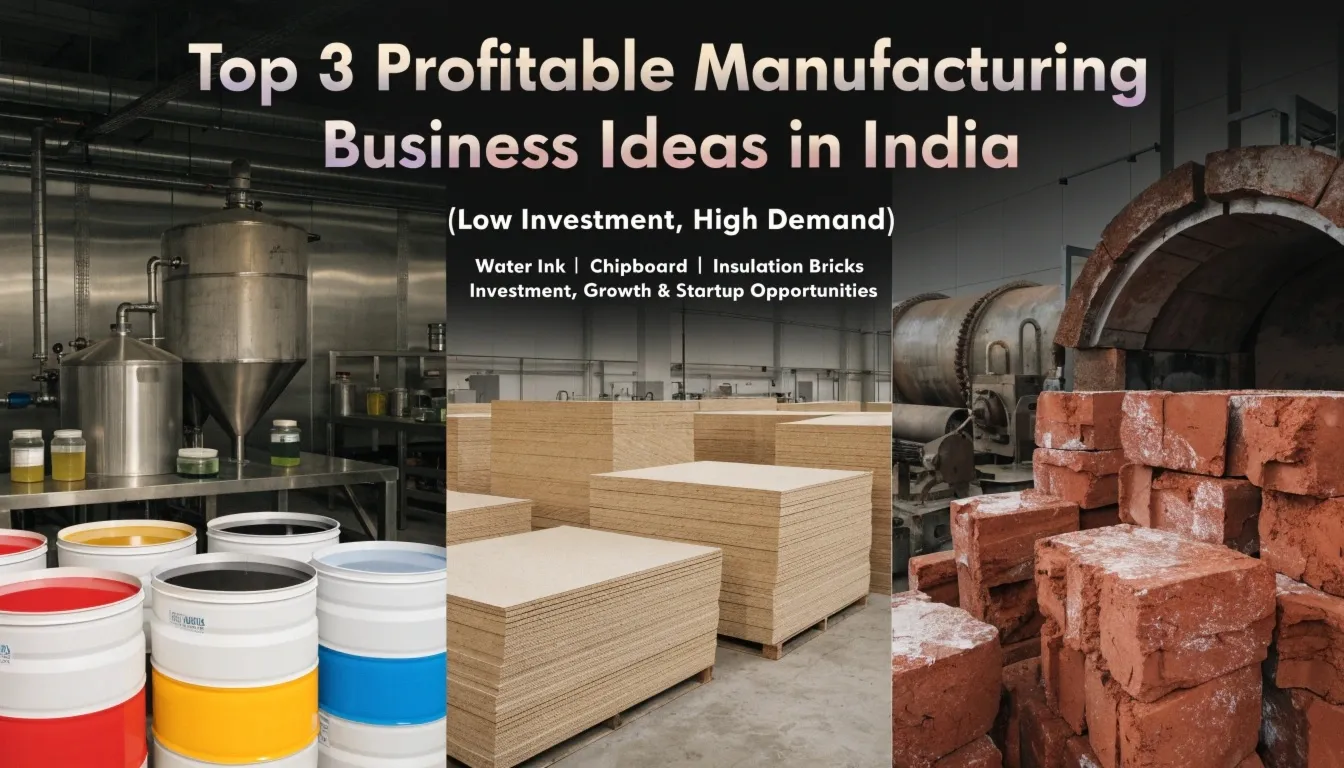 profitable manufacturing business ideas in India