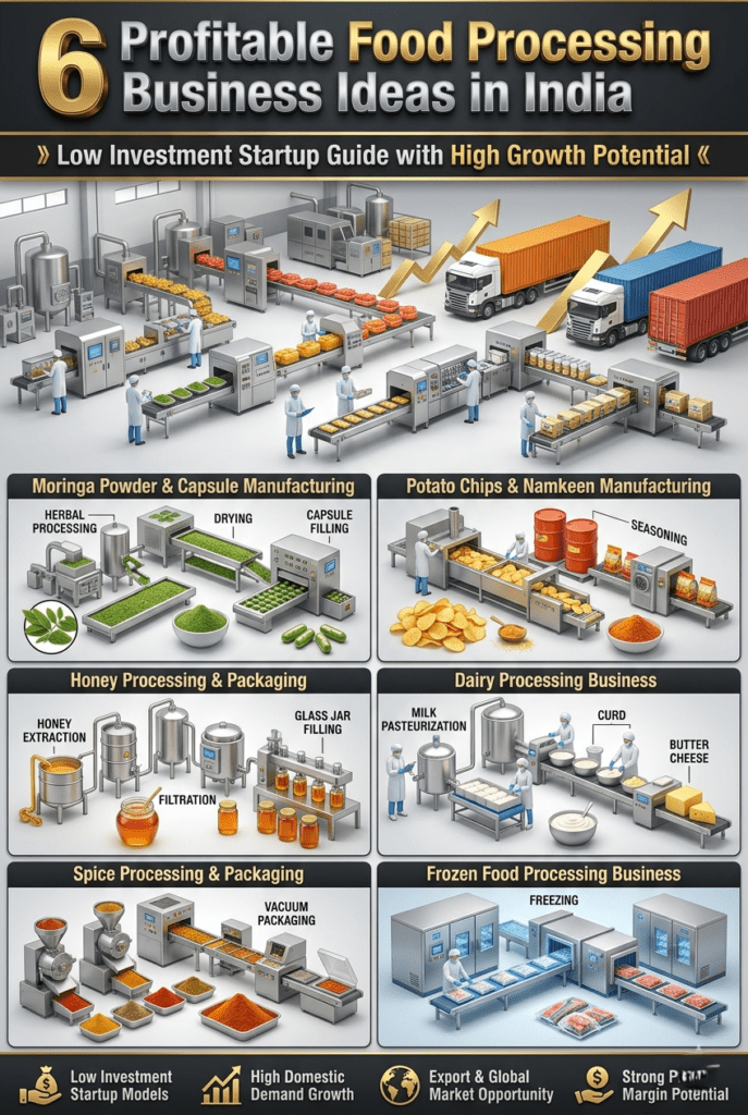 food processing business ideas in India