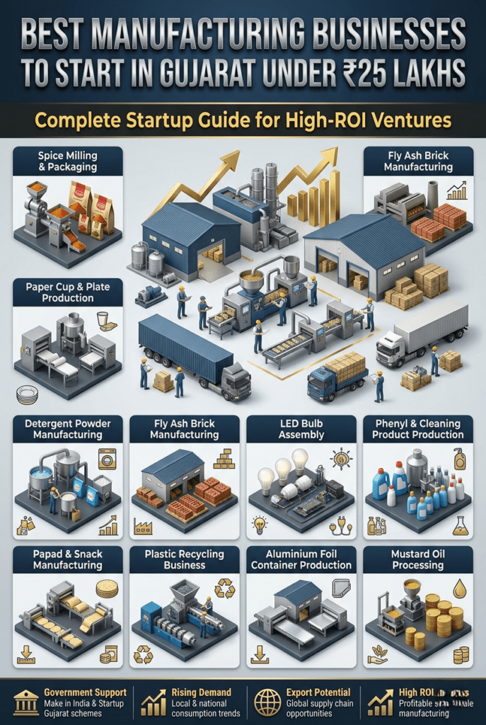 Gujarat manufacturing business ideas