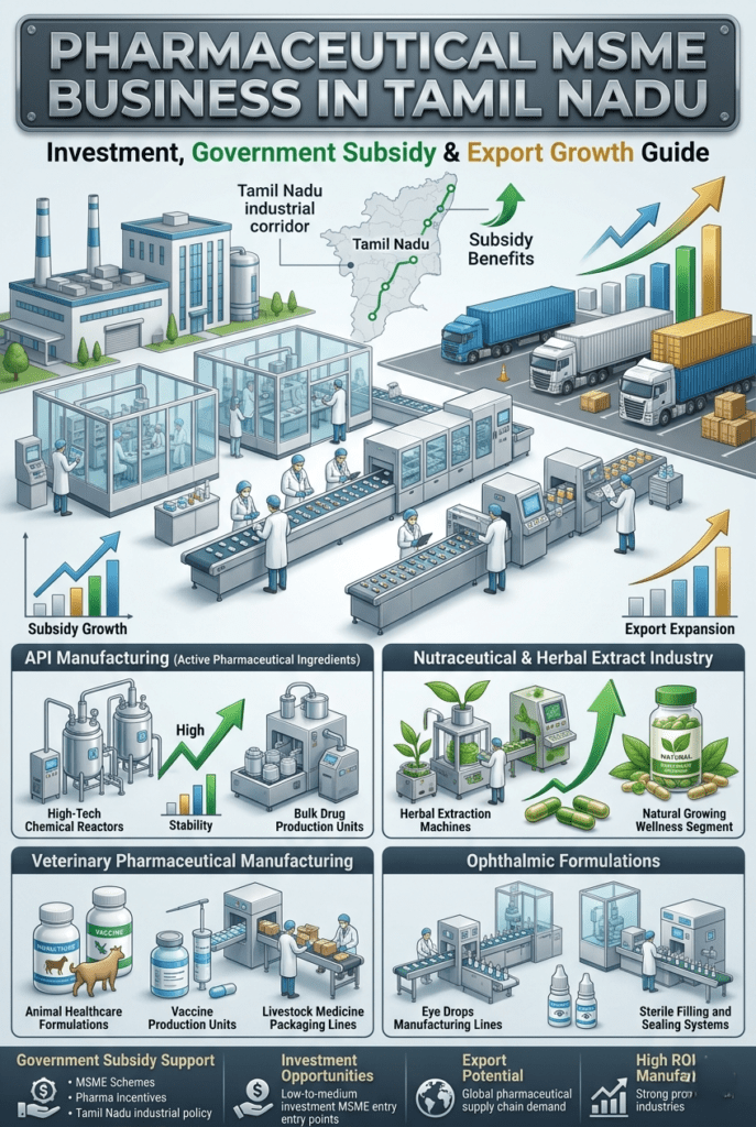 Pharmaceutical MSME Business in Tamil Nadu