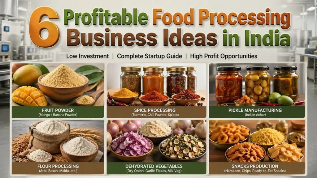 food processing business ideas in India