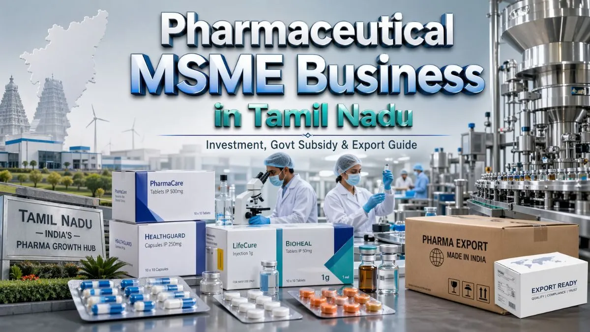 Pharmaceutical MSME Business in Tamil Nadu