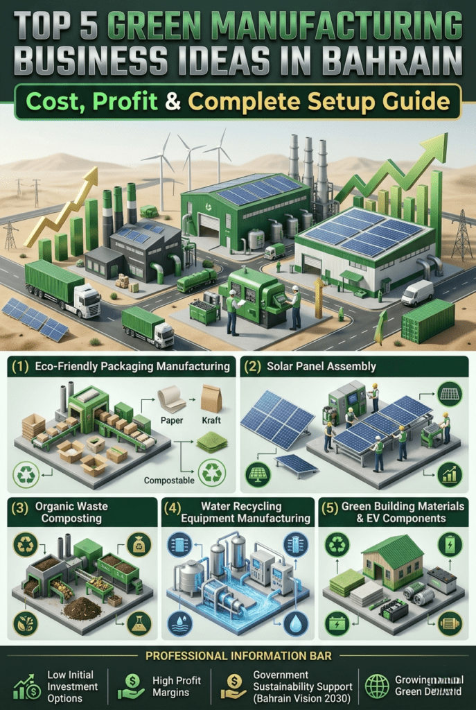 Green manufacturing business in Bahrain