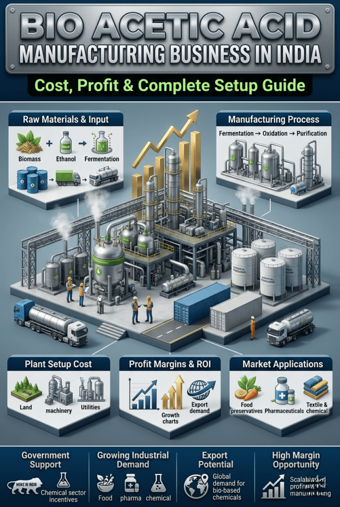 Bio Acetic Acid Manufacturing Business in India