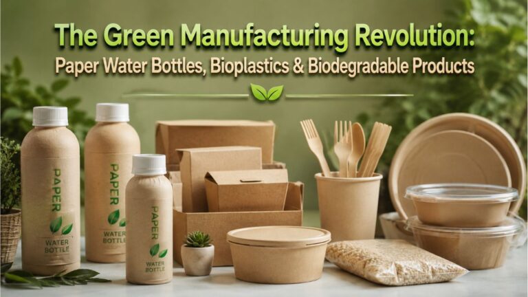 Biodegradable products manufacturing in India