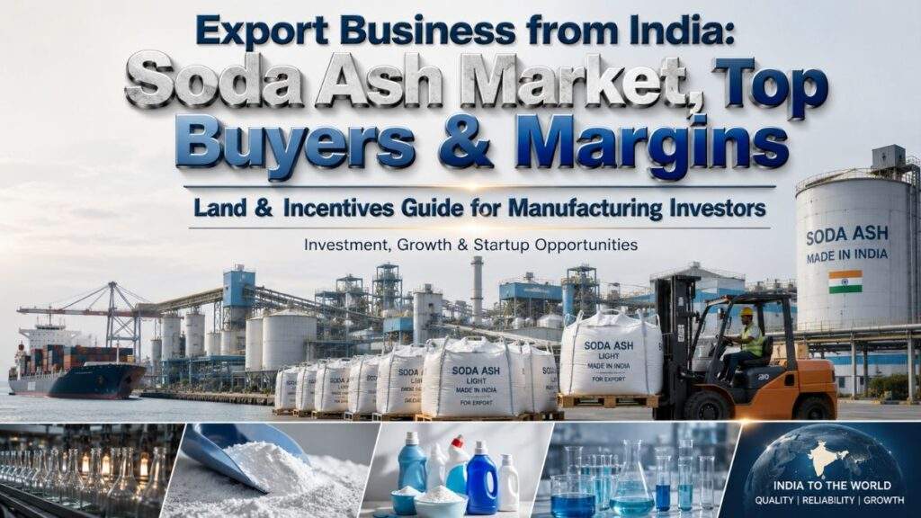 soda ash export business India
