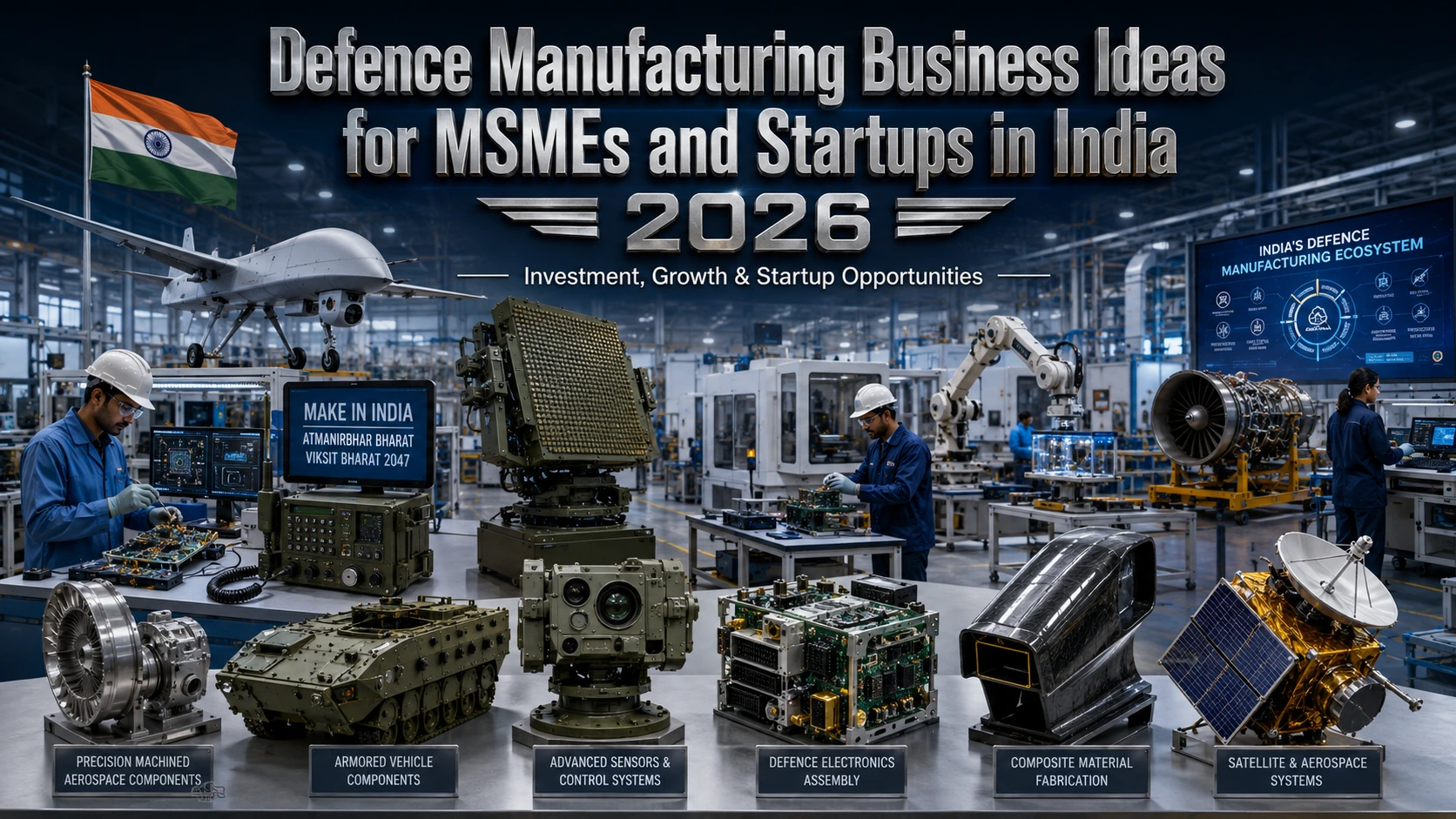 Defence Manufacturing Business Ideas in India 2026