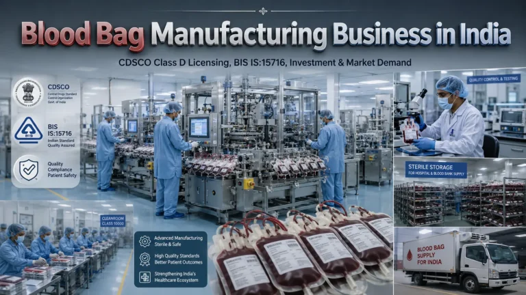 Blood Bag Manufacturing Business in India