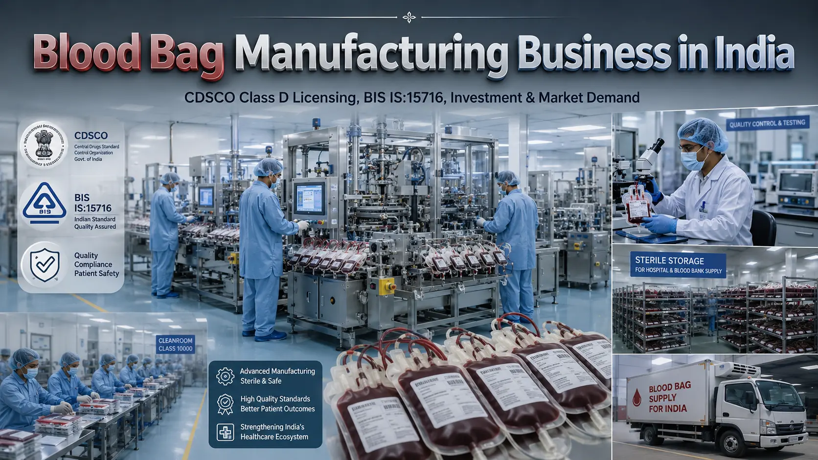 Blood Bag Manufacturing Business in India