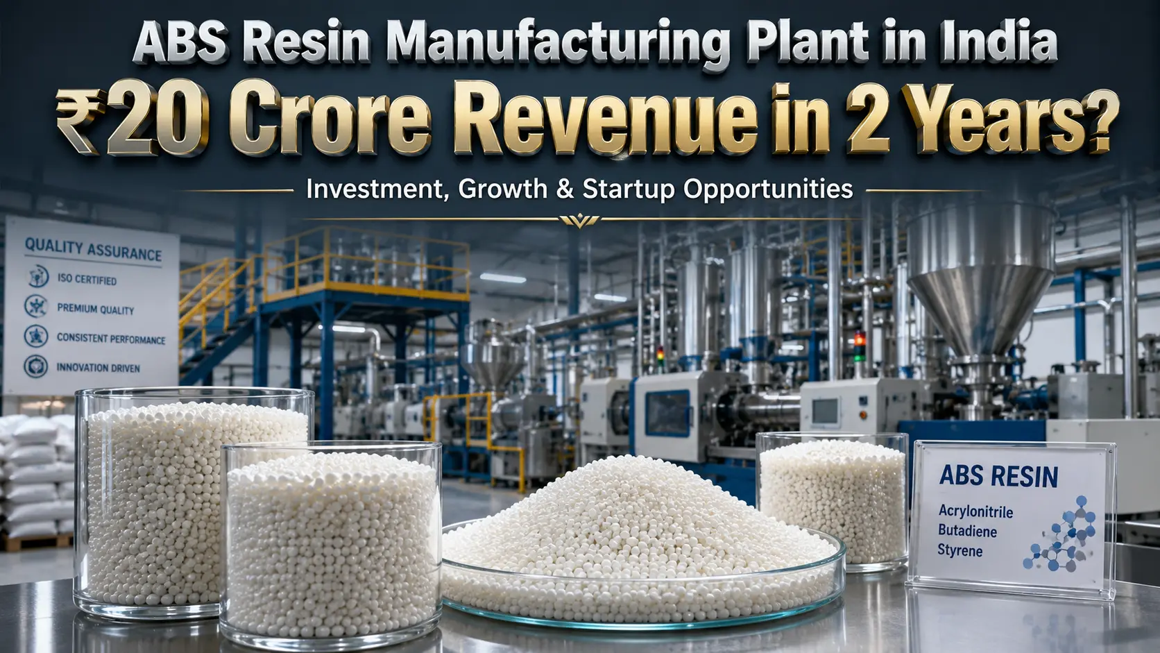 ABS resin manufacturing plant in India