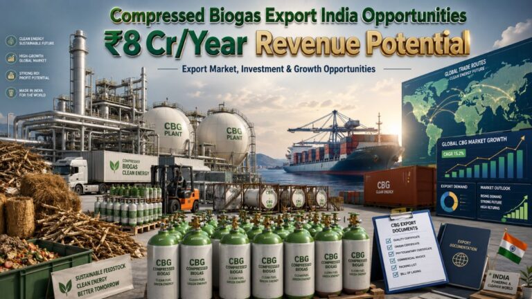 Compressed Biogas Export from India
