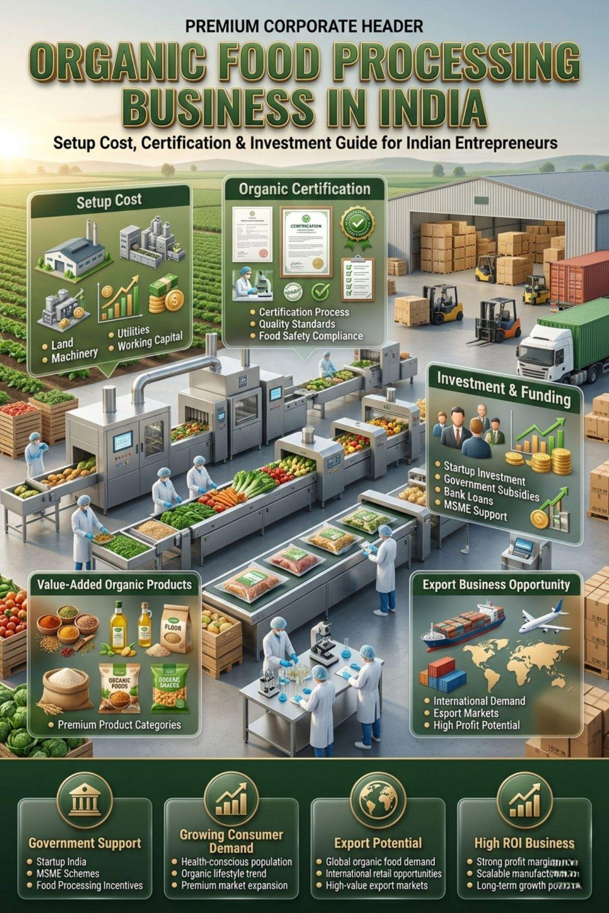 Organic Food Processing Business in India