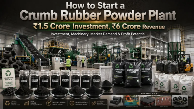 Crumb Rubber Powder Plant in India
