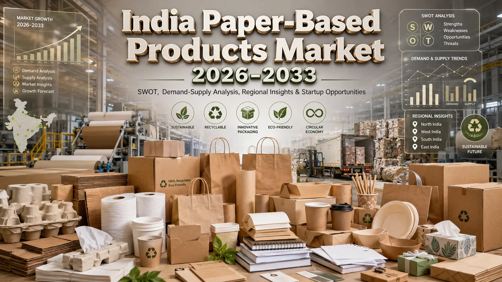 India Paper Based Products Market 2026–2033: SWOT Analysis